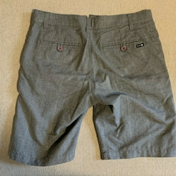 Men's Gray Casual Shorts - Picture 2 of 2